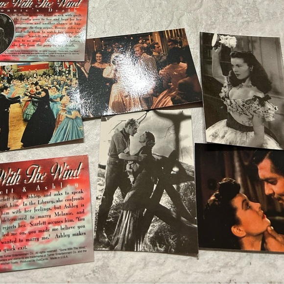 Set of 1996 Gone with the Wind Collector Cards with Box - Picture 2 of 3